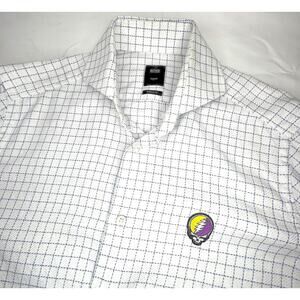 Grateful Dead Steal Your Face Hugo Boss Button Down Dress Shirt (15/38)